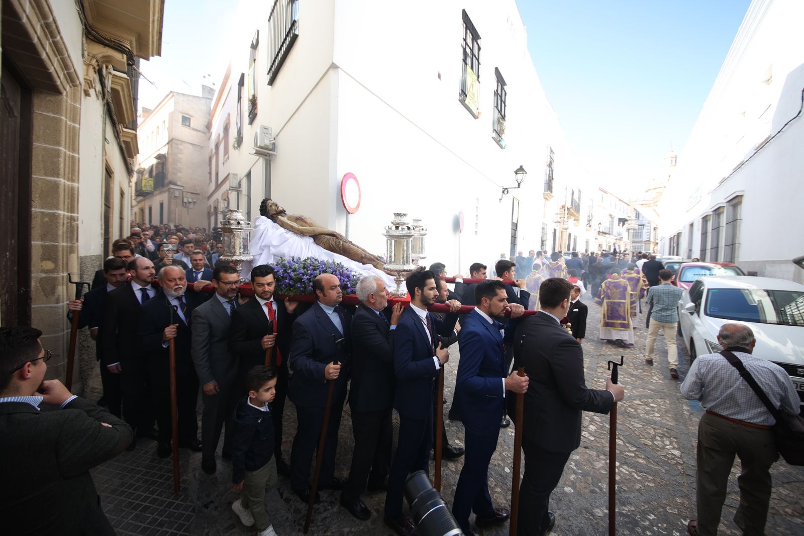 Salida del Cristo del Aguas para pedir lluvias