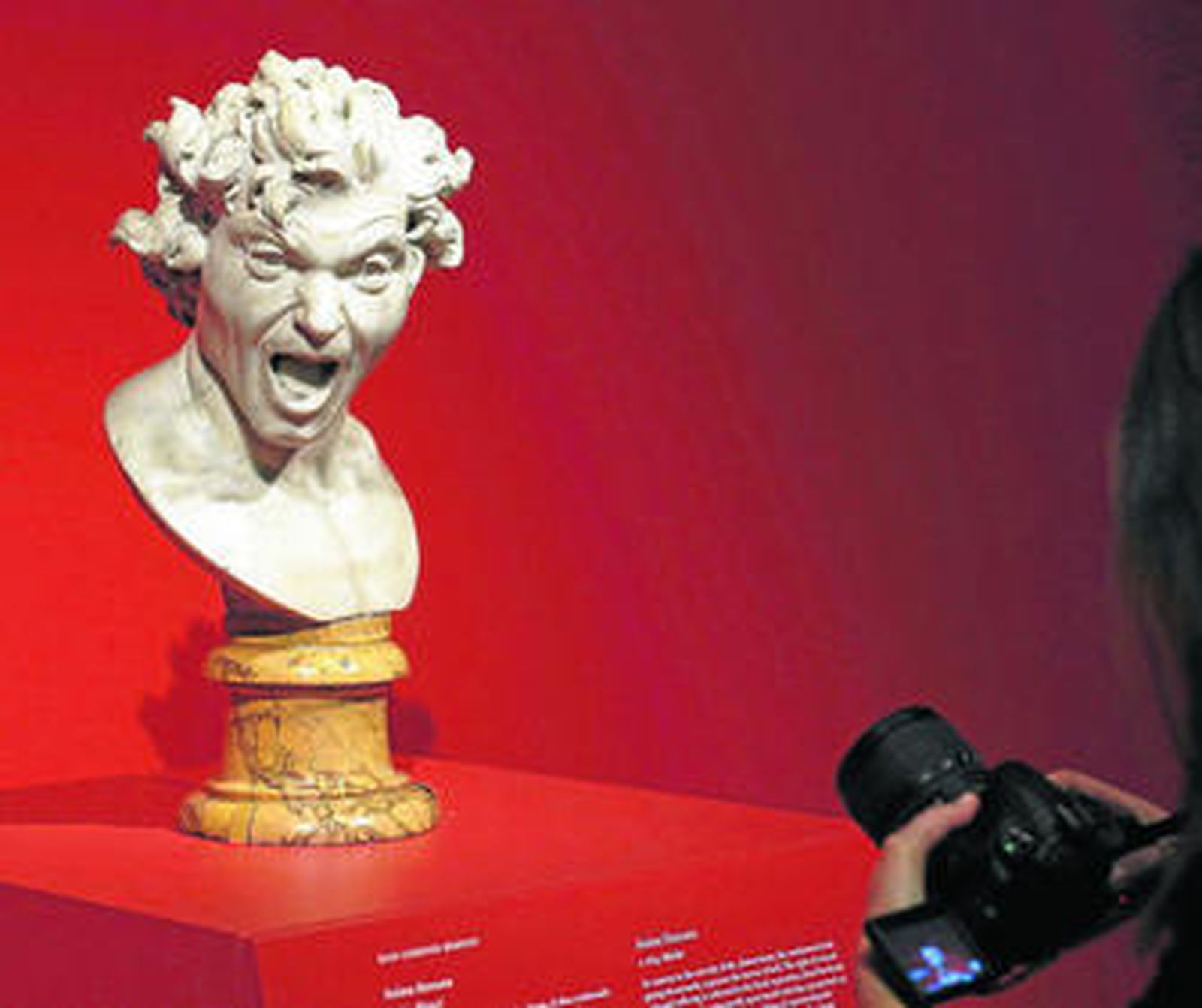 La escultura en mármol 'Anima dannata', de 1619.