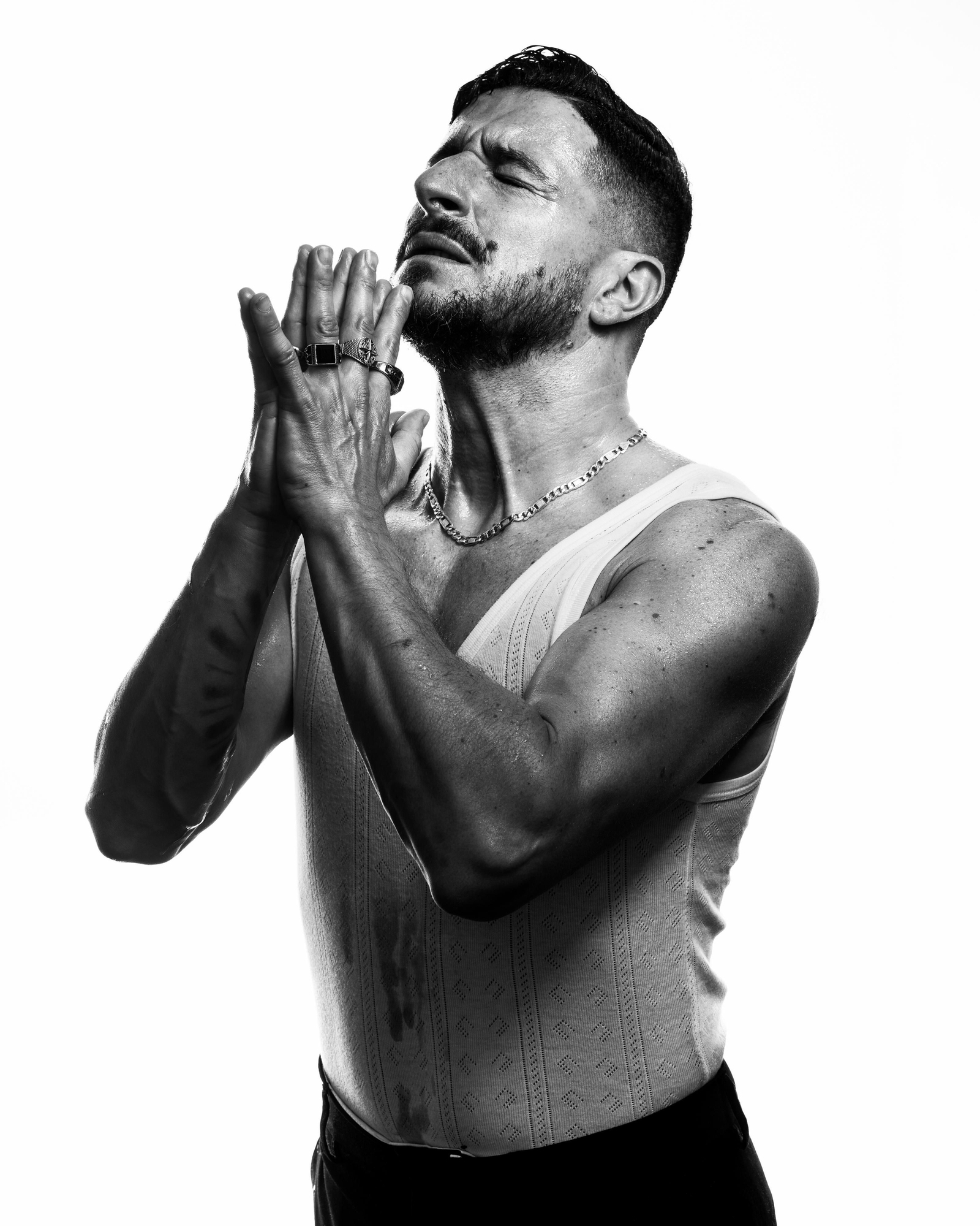 El cantaor gaditano David Palomar, en una imagen promocional de '8 miradas'.