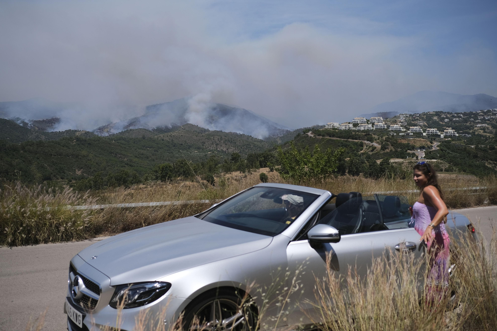 Las fotos de la evolución del incendio de Sierra Bermeja