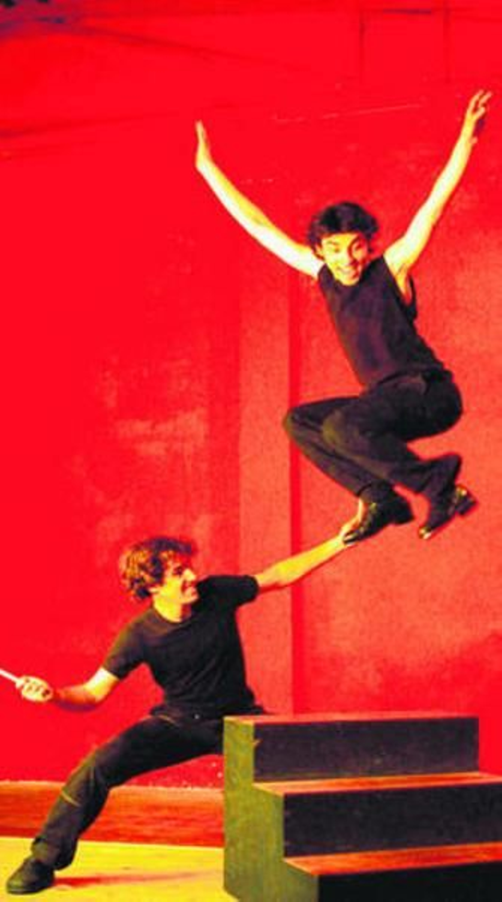 Sharon Lavi y Yaron Engler, en un momento del espectáculo.