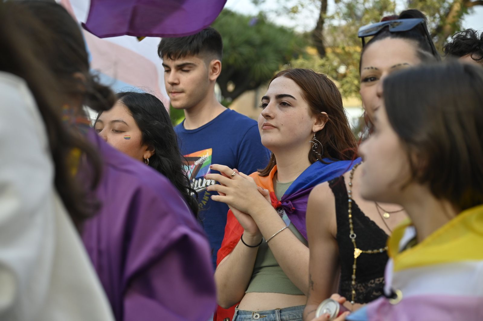 Las mejores imágenes de la manifestacióndel del Orgullo LGTBI en Huelva