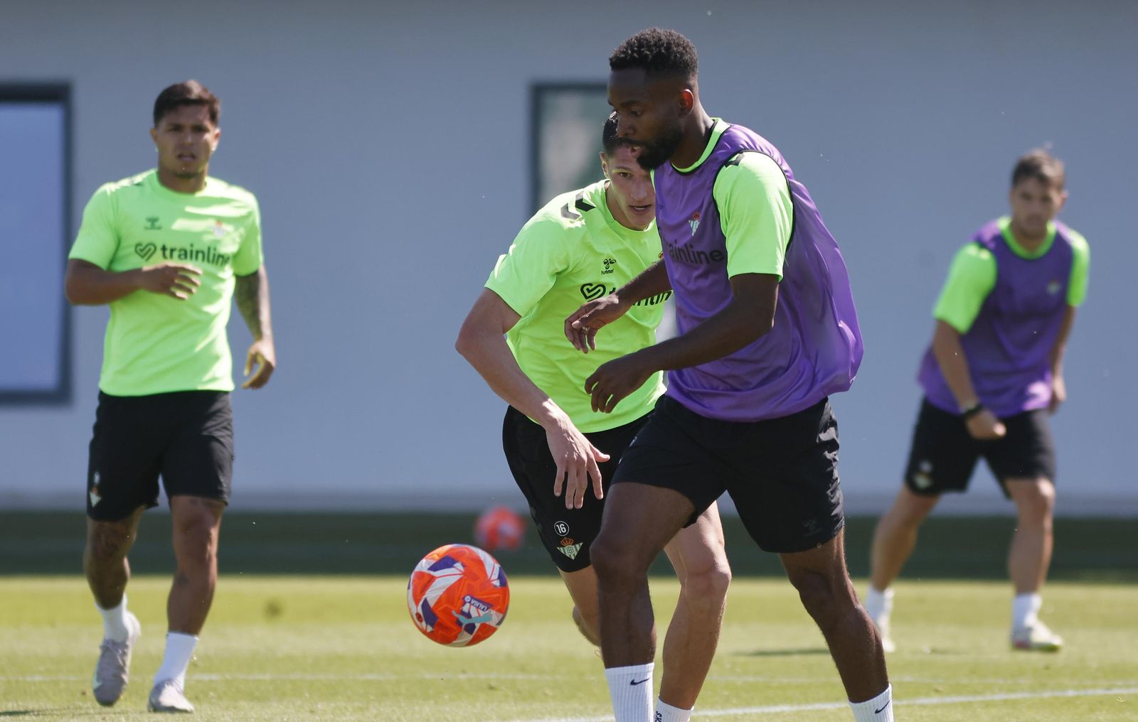 Las imágenes del entrenamiento del Betis