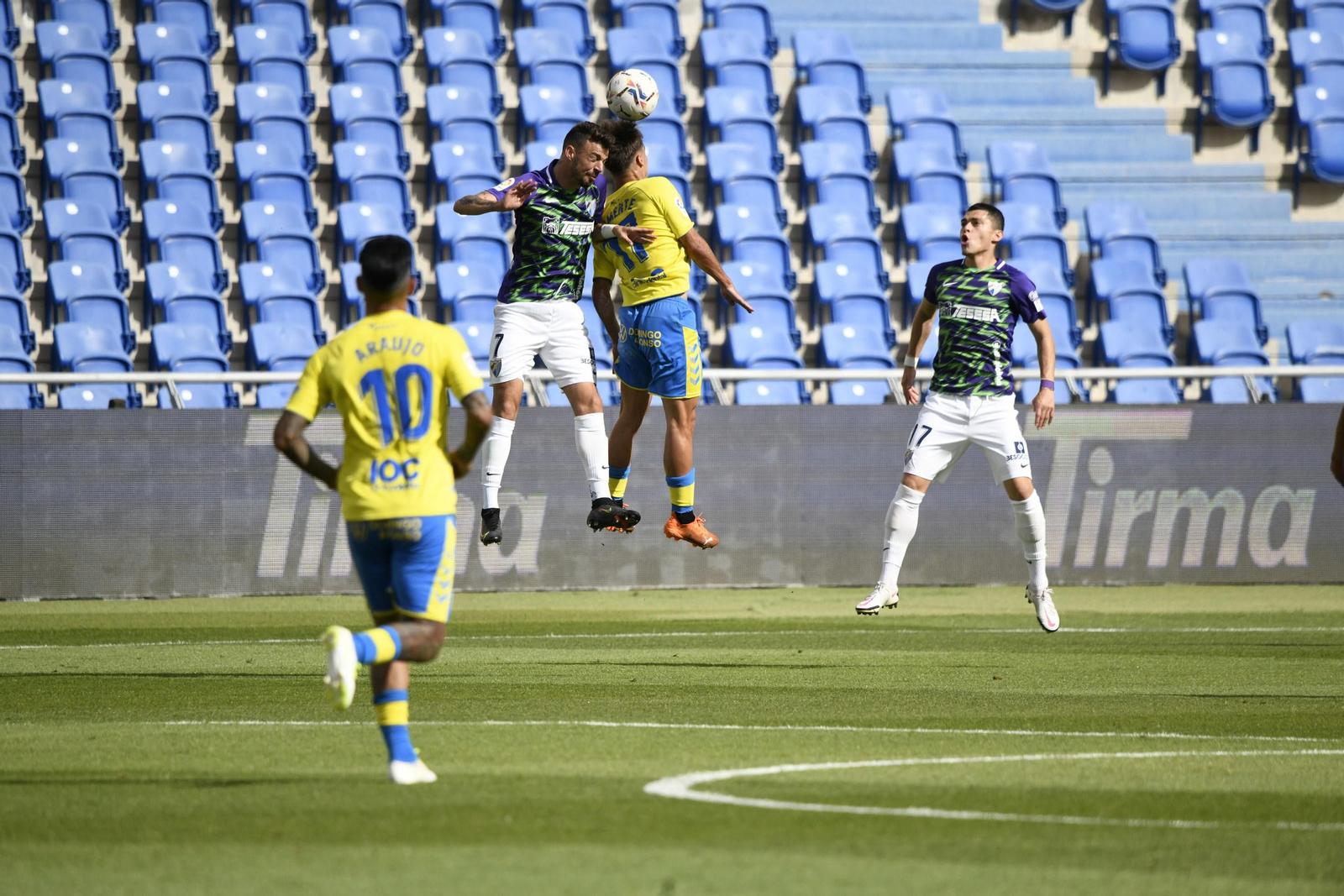 El Las Palmas-Málaga CF, en fotos