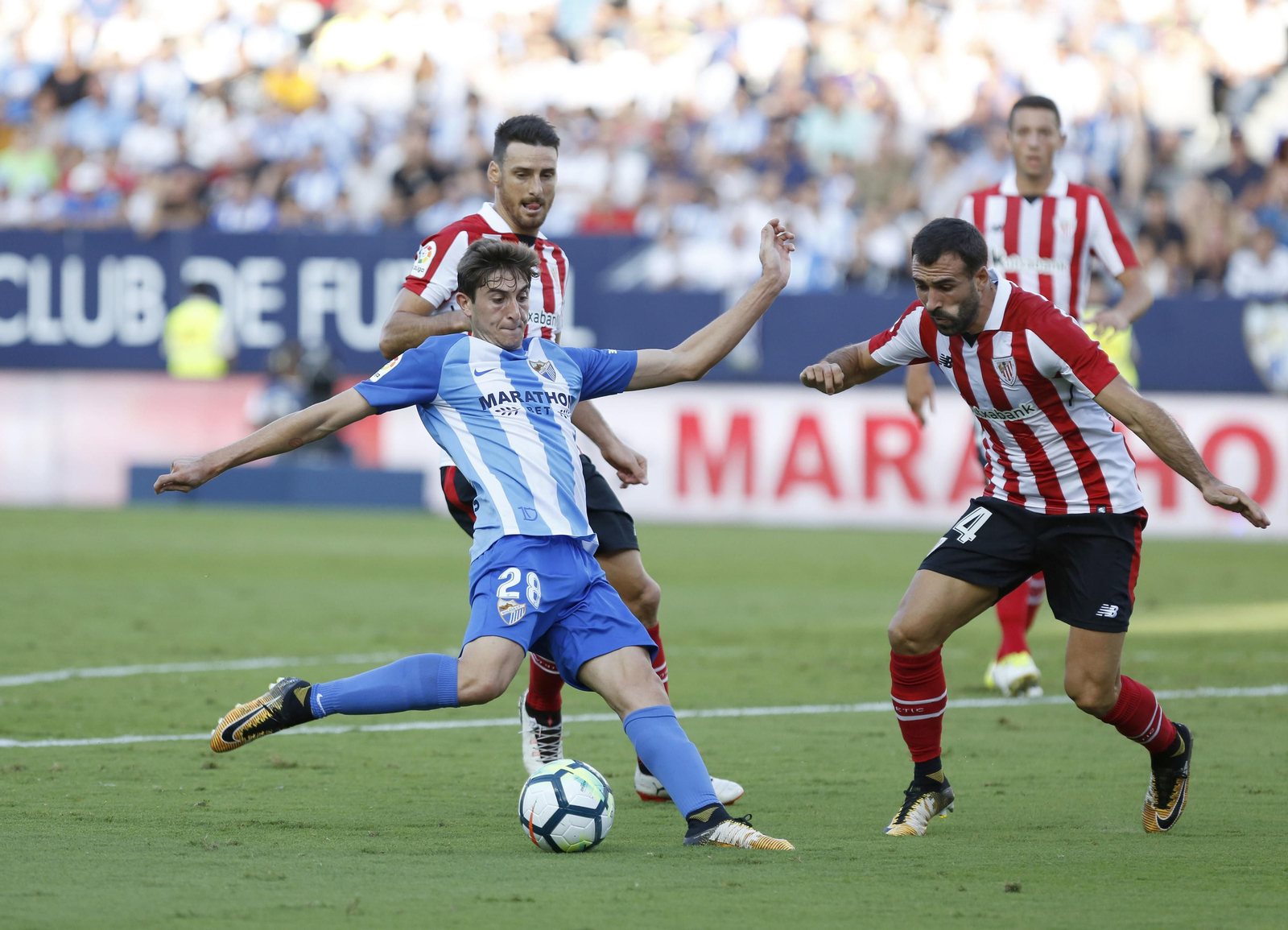 las imágenes del Málaga-Athletic de Bilbao