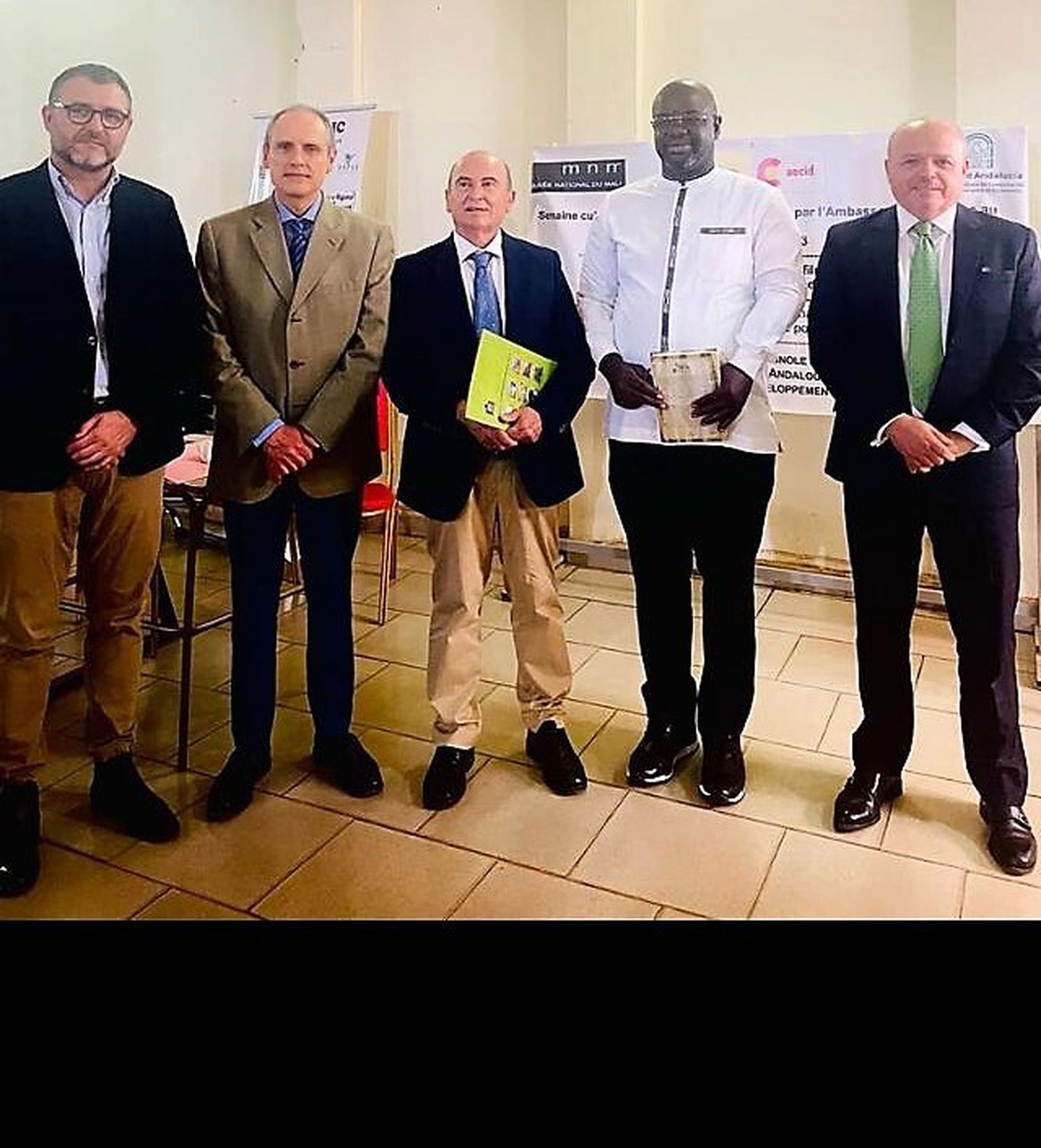 Antonio Llaguno durante su participación en Bamako (Malí).