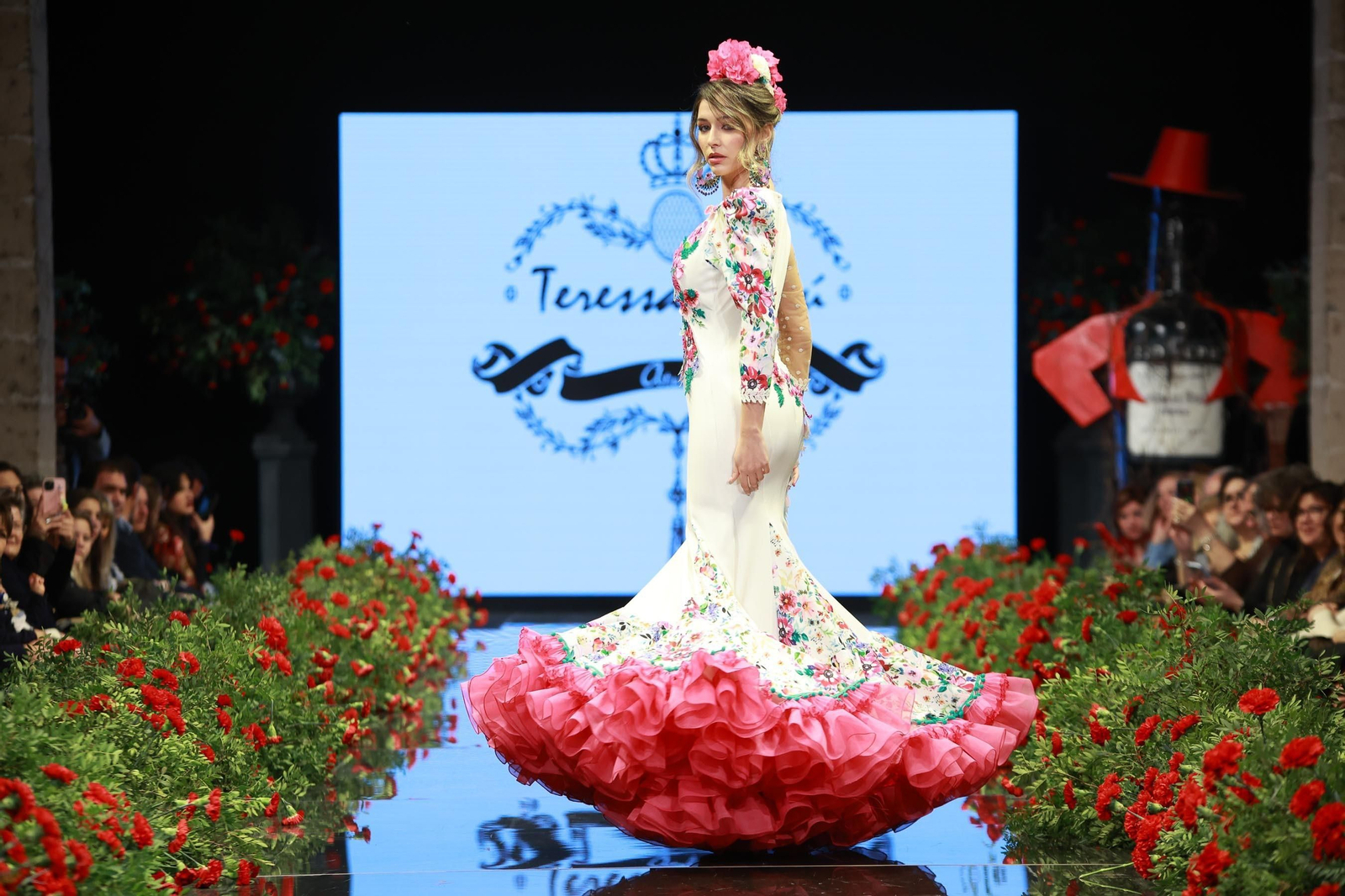 Desfile de Teresa Ninú - Atelier Nuria Chaparro en la Pasarela Flamenca Jerez Tío Pepe 2023