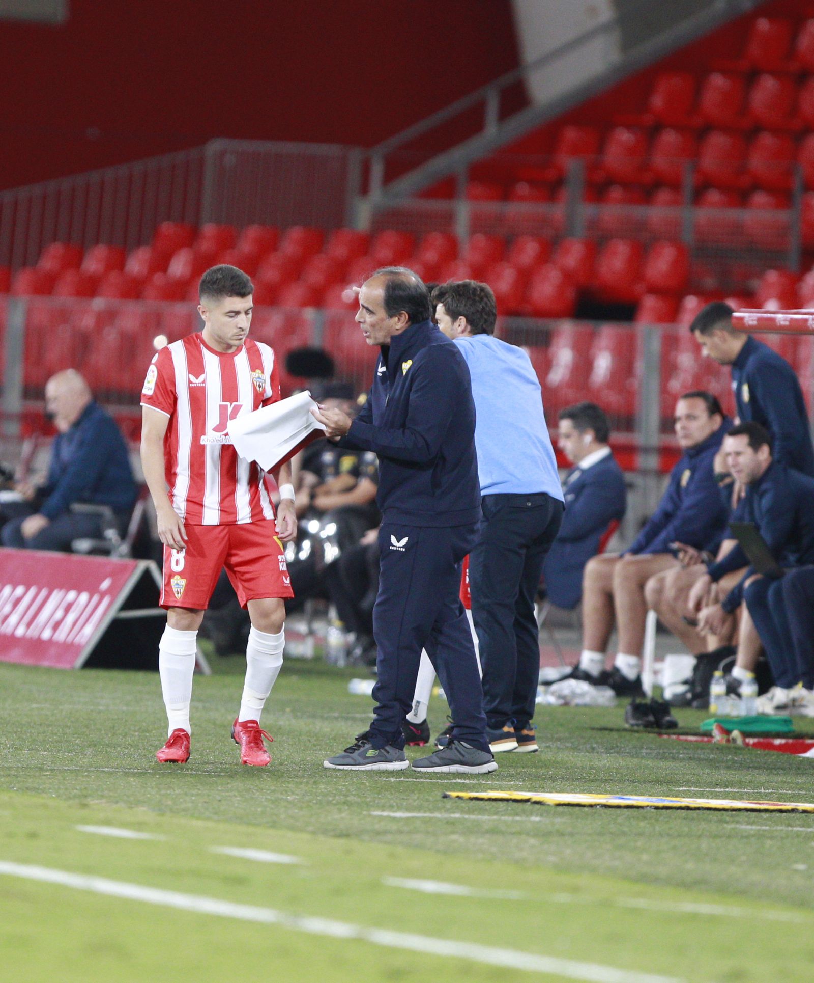 Imágenes del partido de fútbol U.D. Almería-Getafe C.F.