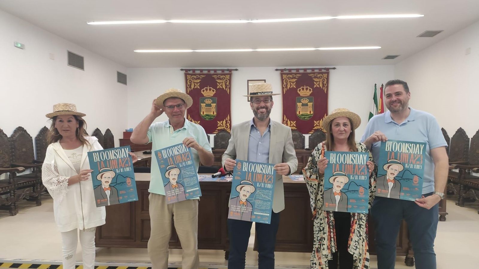 Presentación de la segunda edición del Bloomsday, este martes.