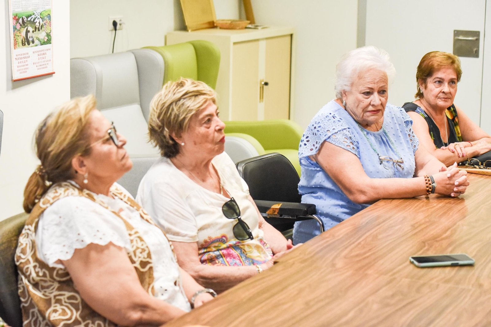 Varias de las usuarias del centro de participación activa de Huerta de la Reina