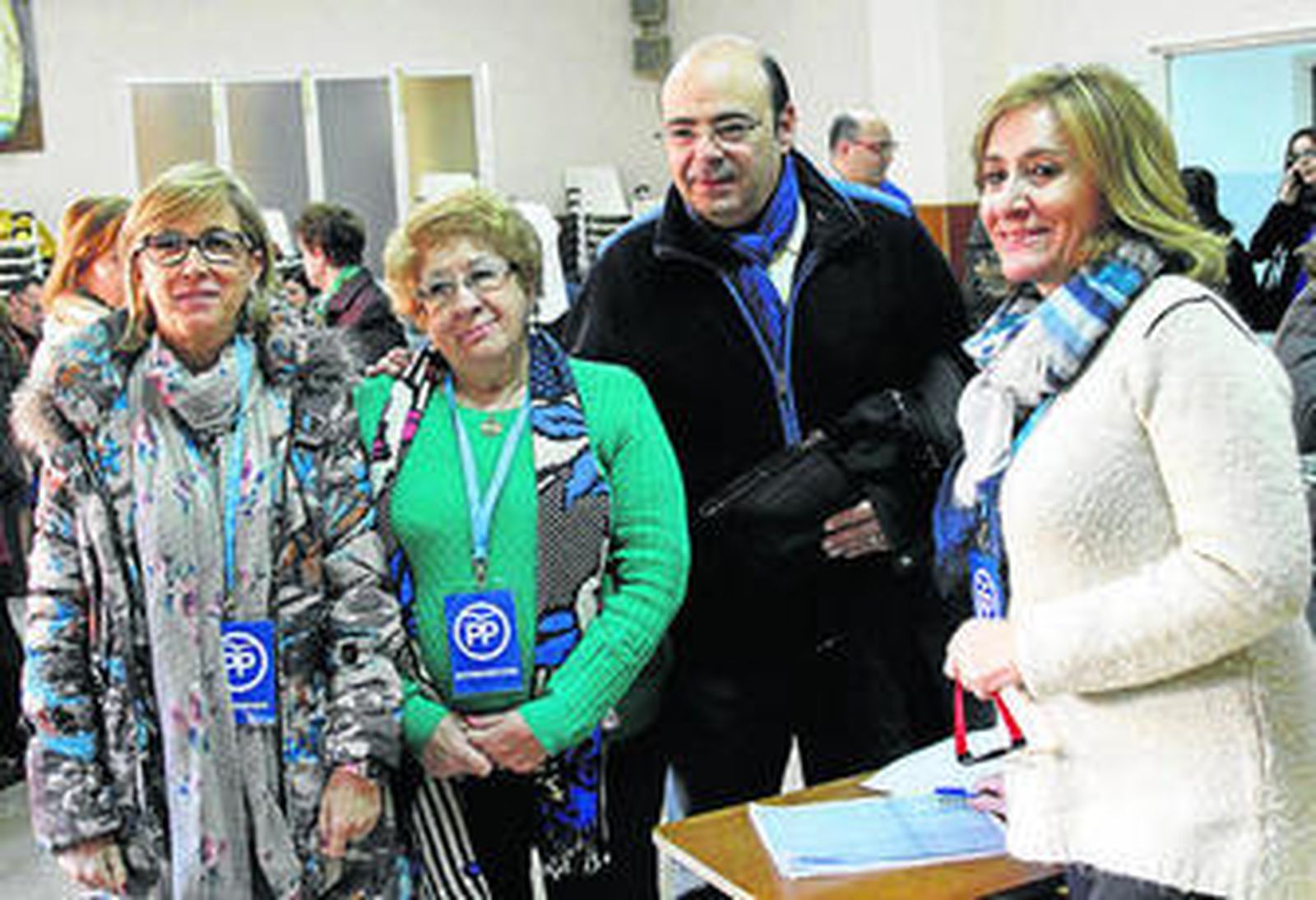 Sebastián Pérez poco después de votar en su colegio electoral.