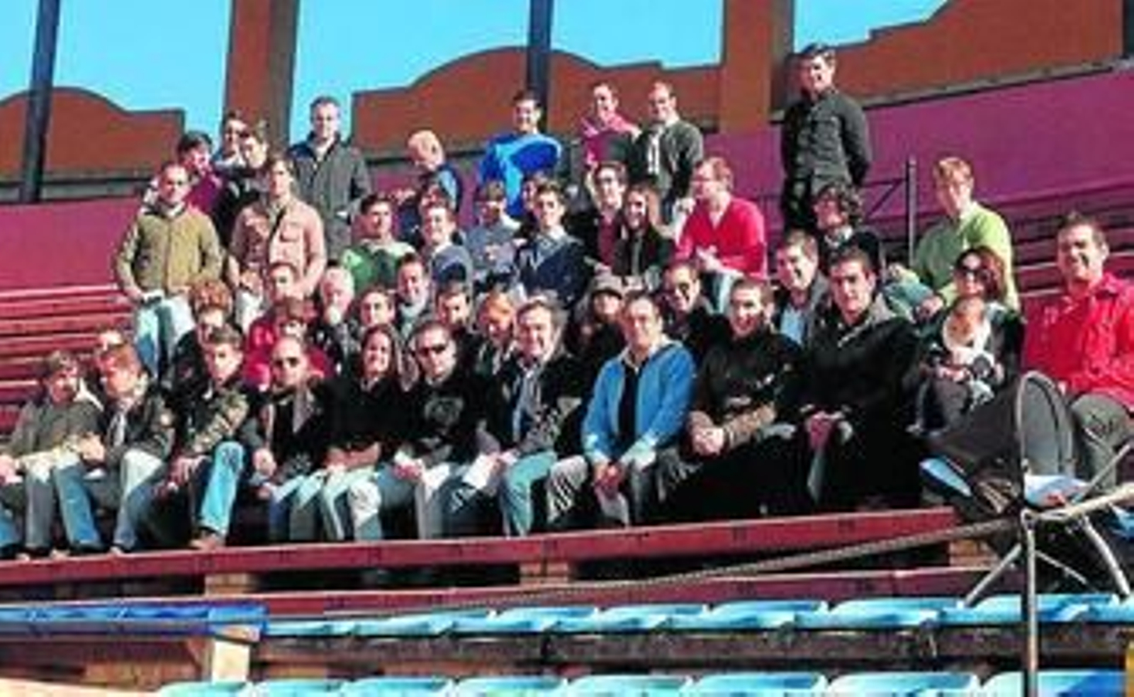 Los componentes del Aula Joven, reunidos el pasado sábado en La Merced.