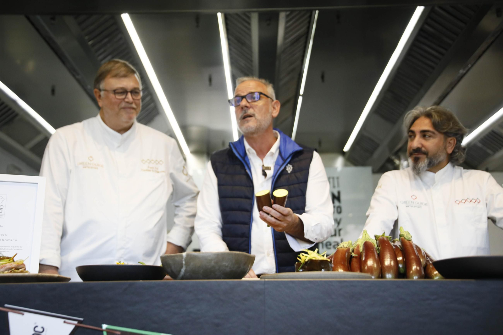 Las imágenes de una nueva variedad de berenjena en Almería