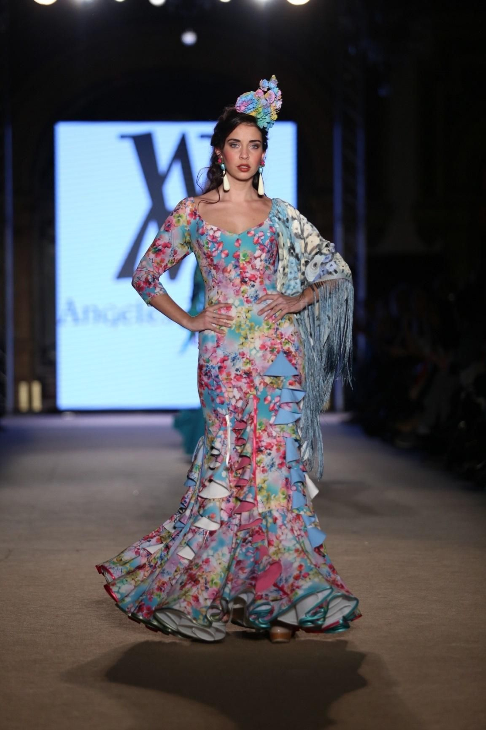 Los trajes de flamenca de flores que han conquistado 2019