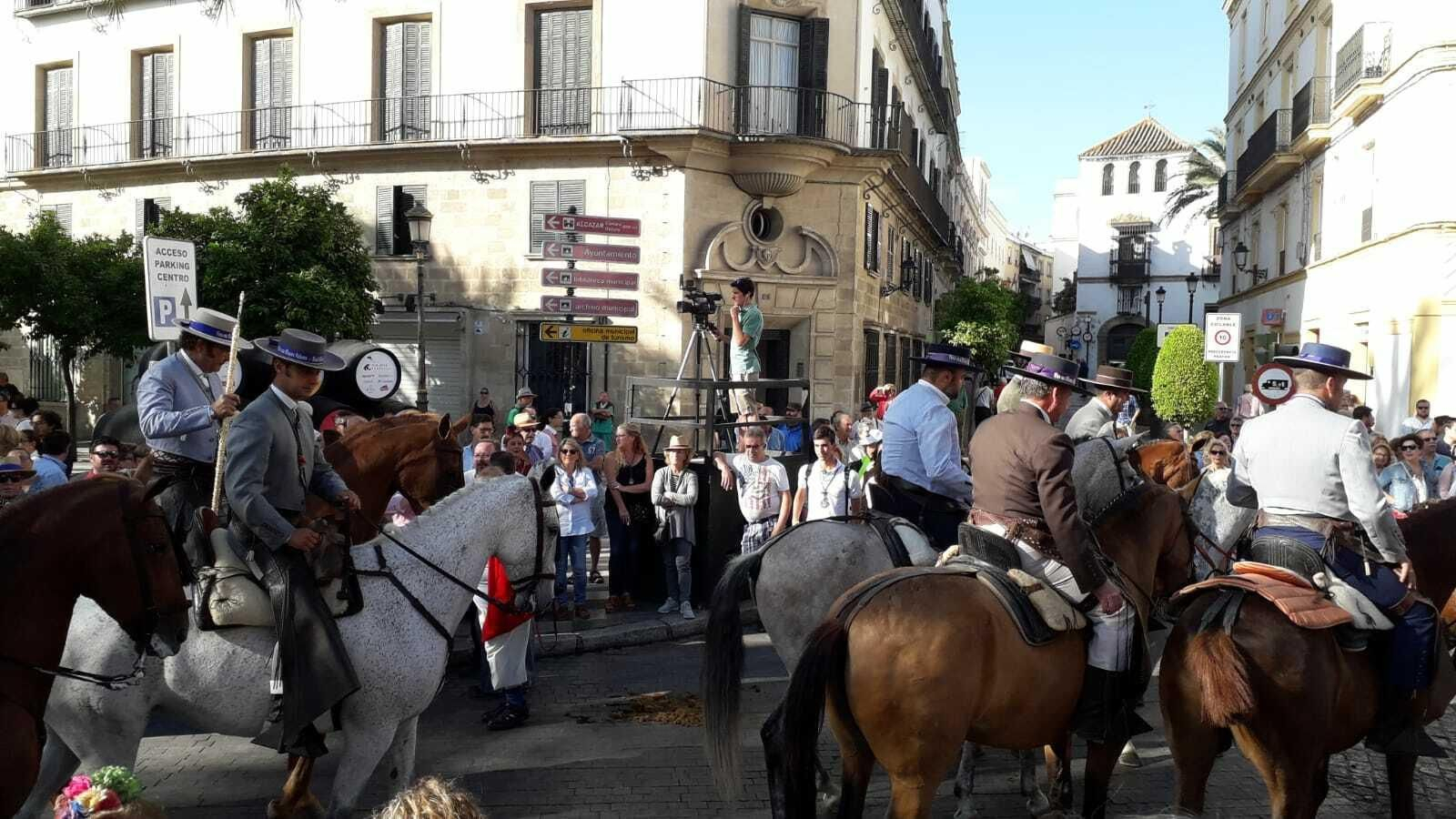 Las imágenes de la salida de la hermandad de Jerez al Rocío