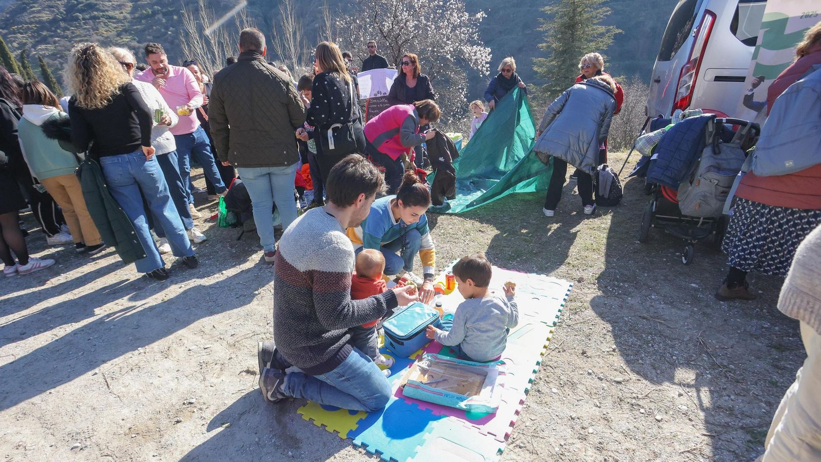 Los más pequeños también fueron protagonistas en esta romería