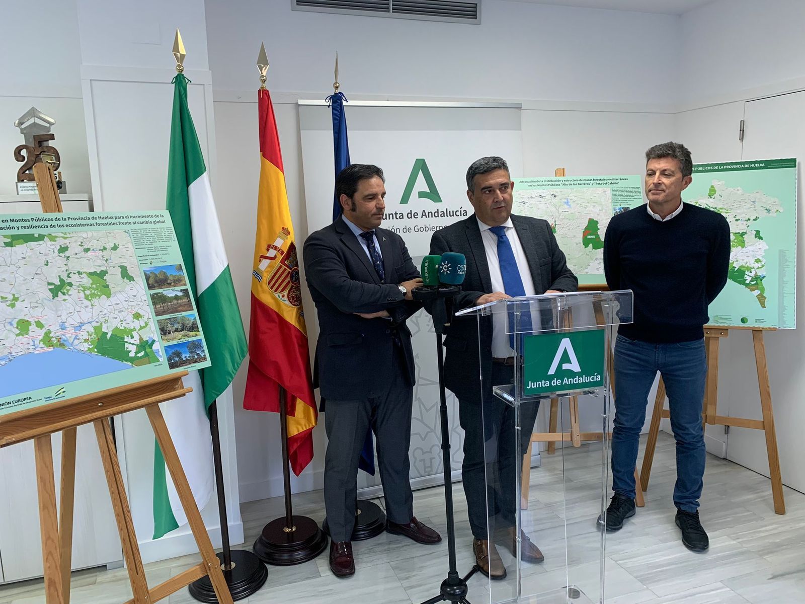 Presentación de las actuaciones de mejora en los montes públicos de Huelva.