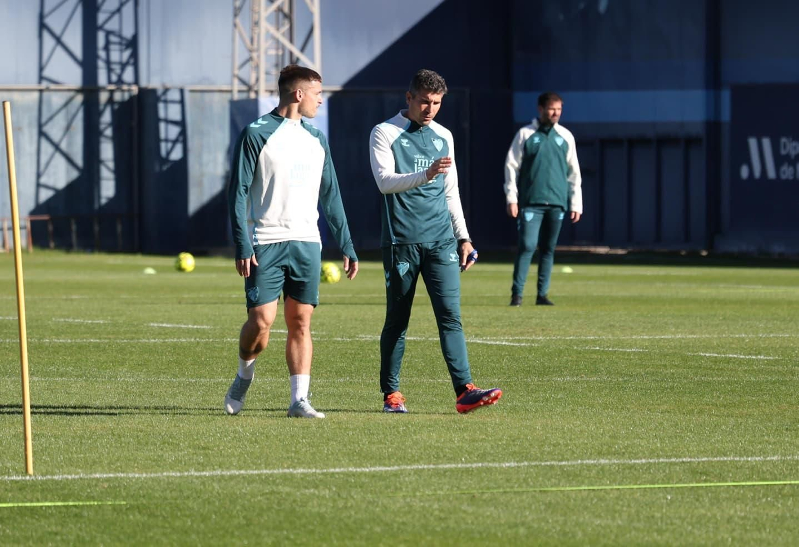 Juan Carlos Andrés ya ejerce como mano derecha de Funes en el Málaga CF