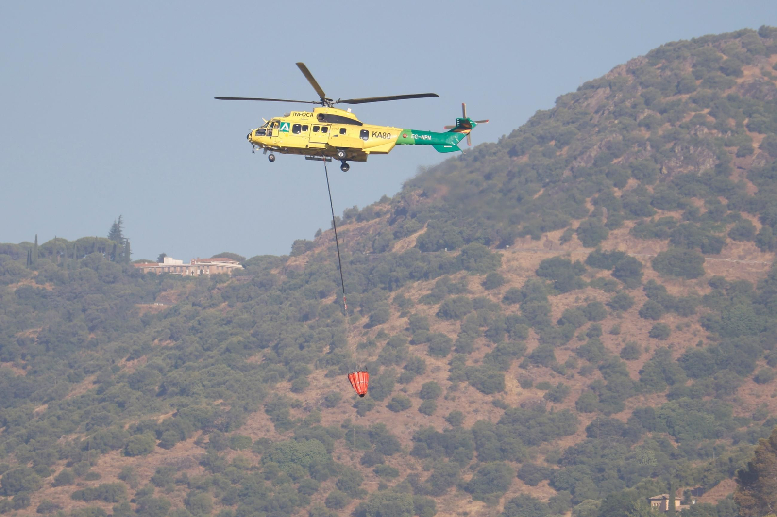 Las imágenes del incendio forestal de la Sierra de Córdoba