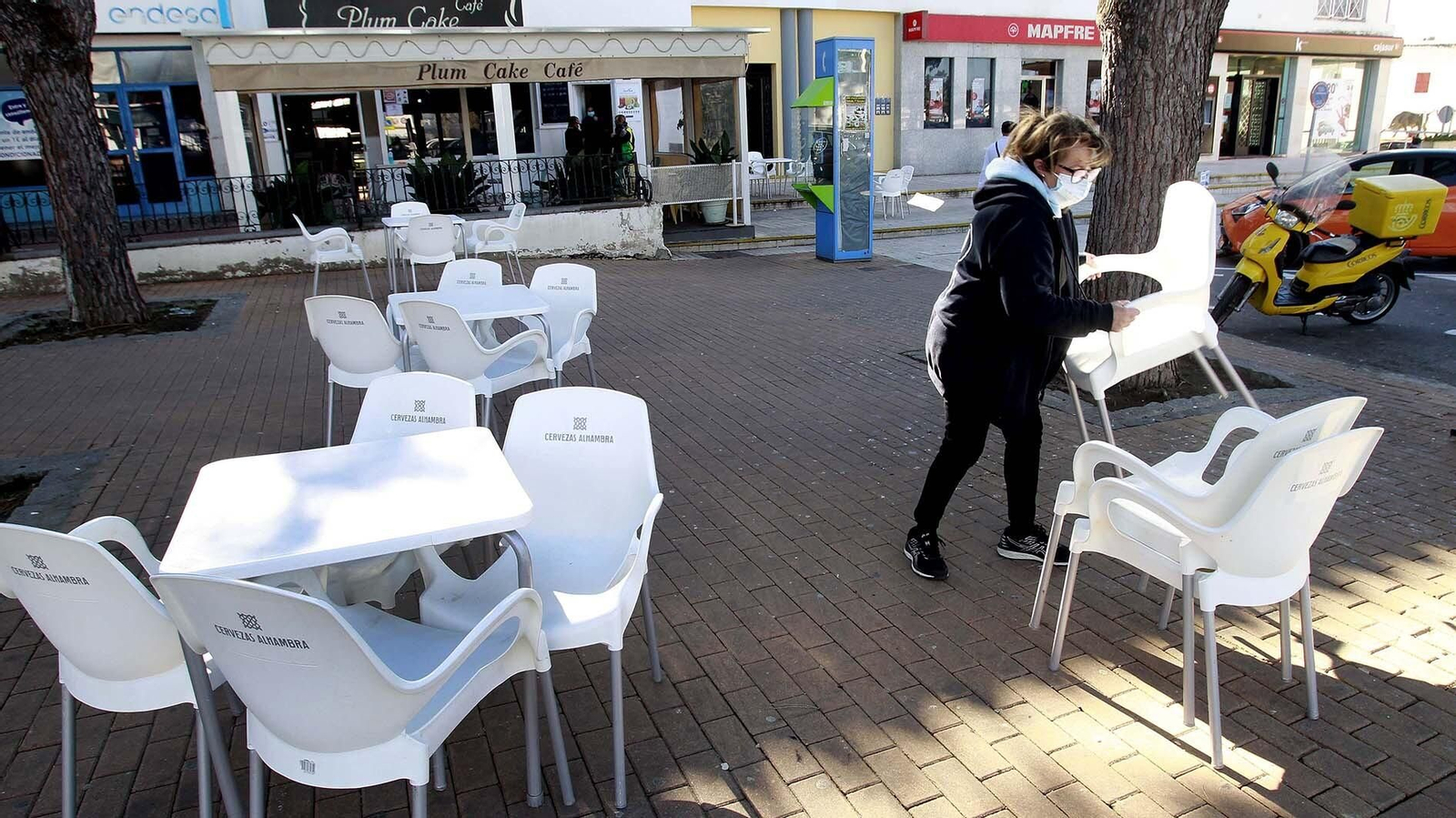 San Roque durante el cierre perimetral