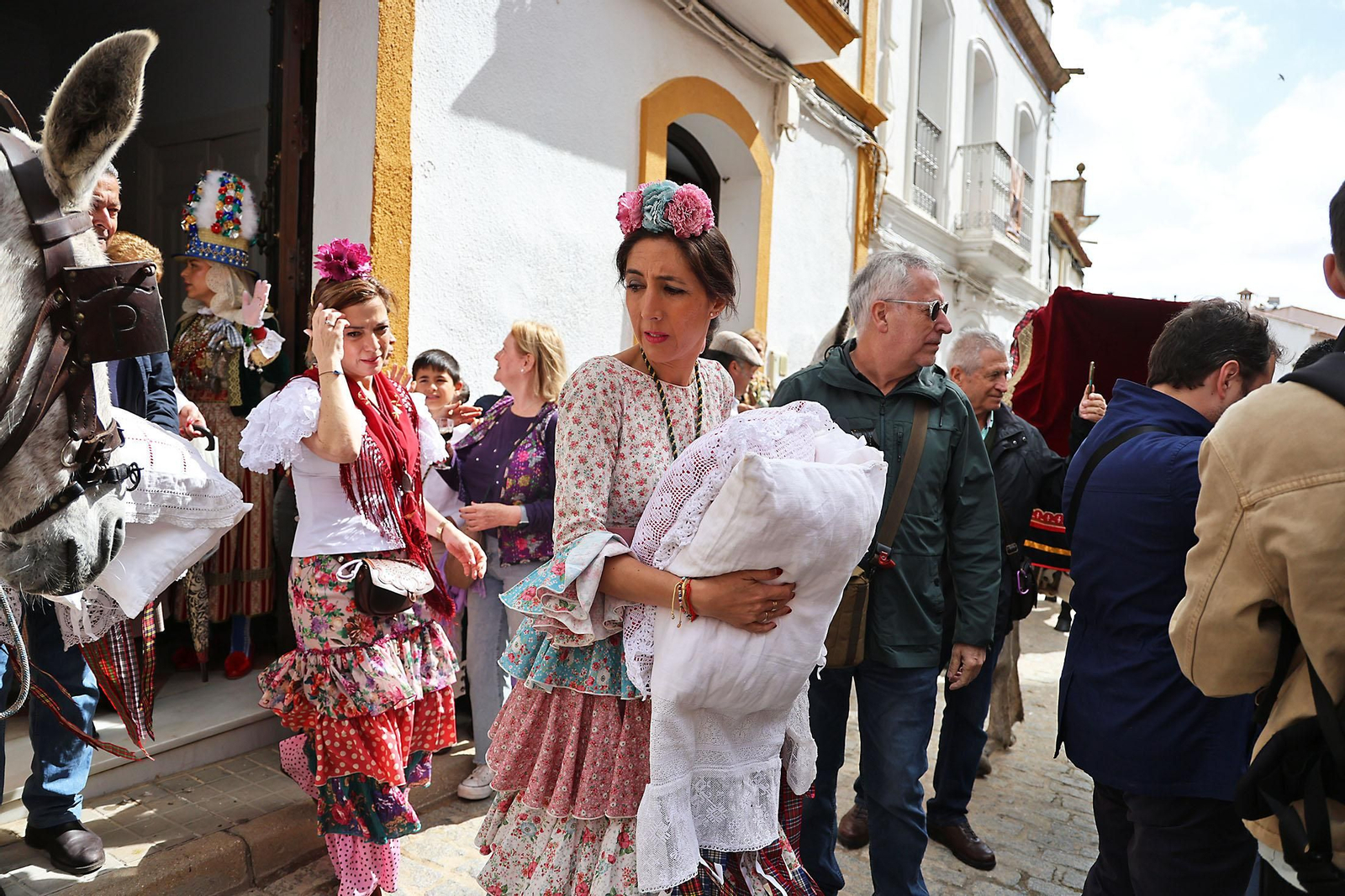 Las imágenes de la romería de San Benito Abad en el Cerro del Andévalo de Huelva