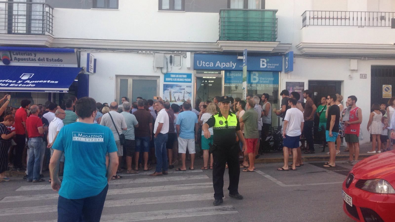 Imagen de la concentración celebrada esta semana para protestar por los problemas de la 'movida'.