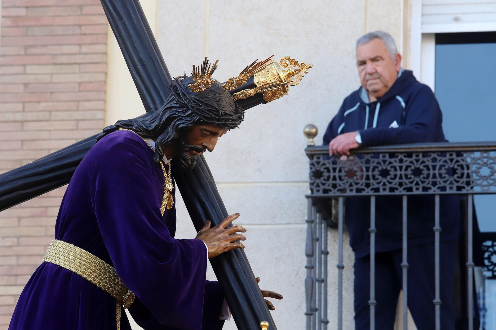 Imágenes del Nazareno en la madrugá de Huelva