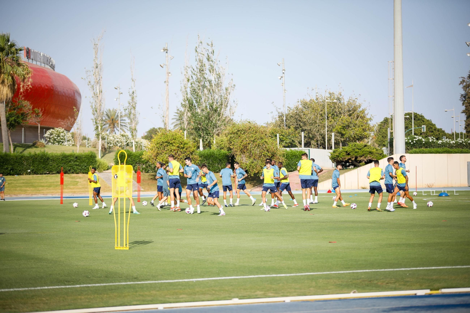 Primer entrenamiento pretemporada del Almería, en imágenes