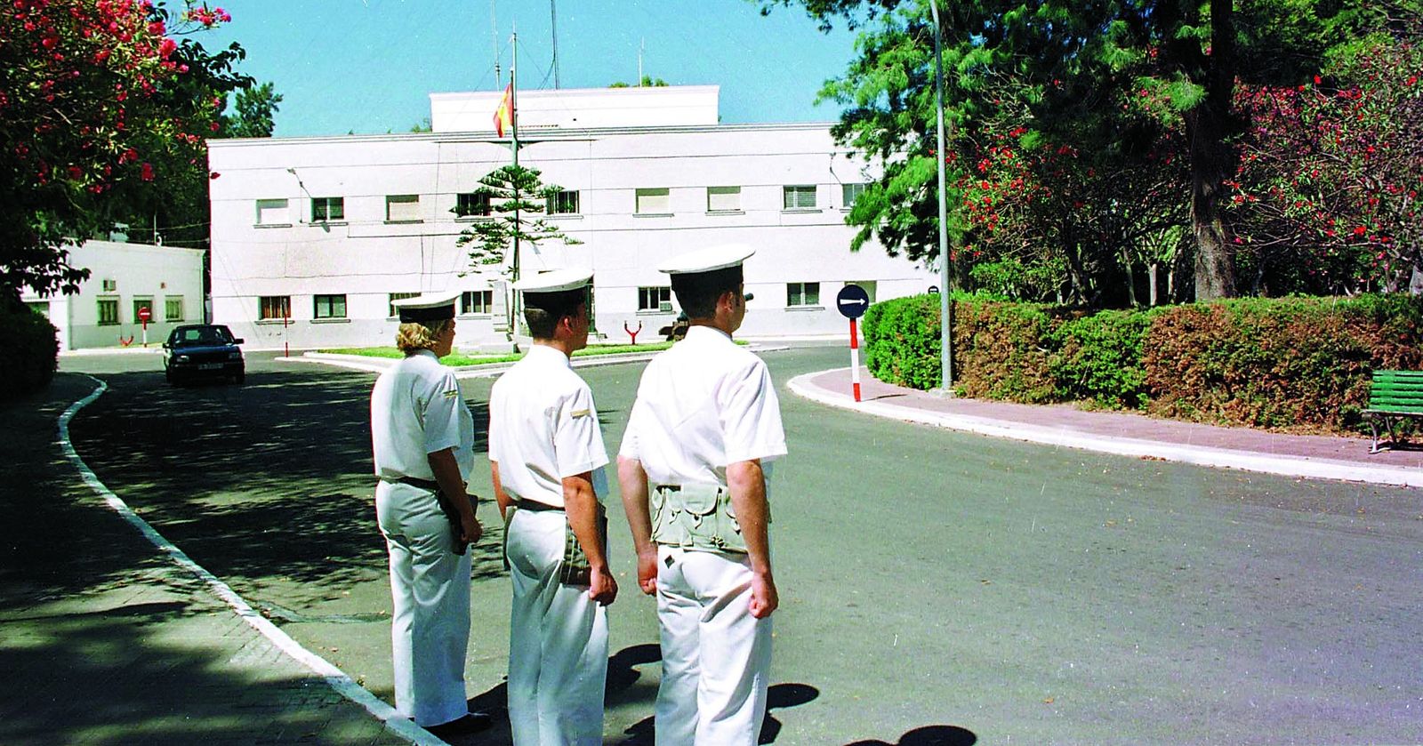 El acuartelamiento de Janer, en San Fernando, meses antes de cerrar sus puertas
