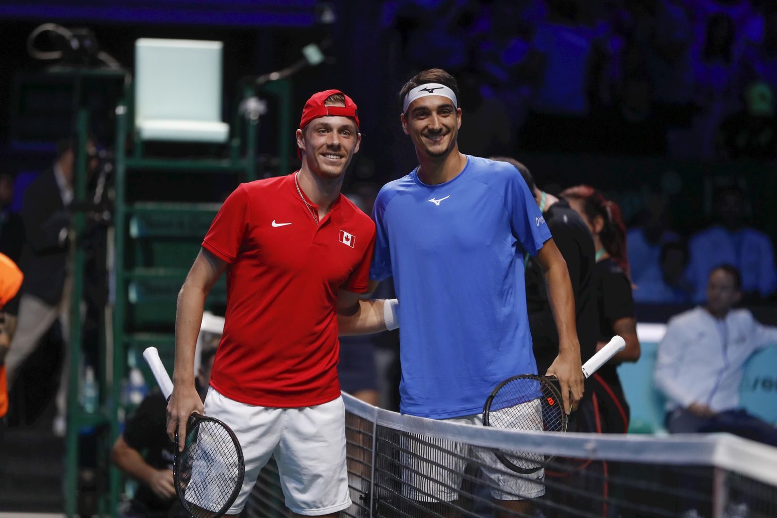 Denis Shapovalov - Lorenzo Sonego, en la Copa Davis de Málaga