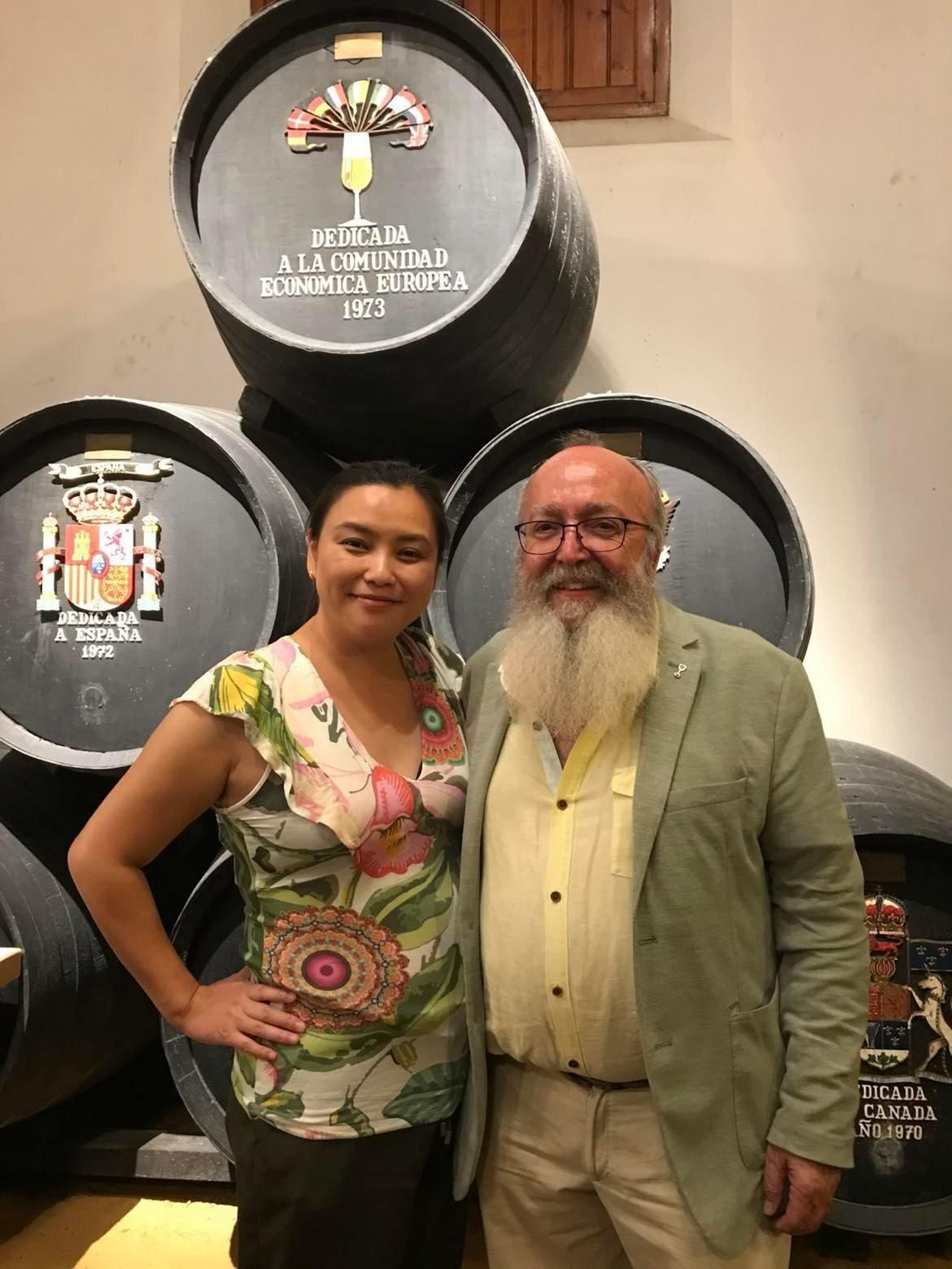 Con el recordado Carmelo García Barroso.