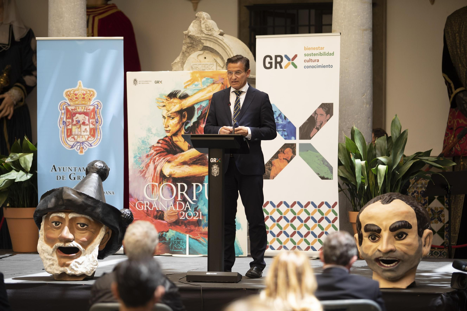 Fotos: así ha sido el pregón del Corpus de Granada 2021