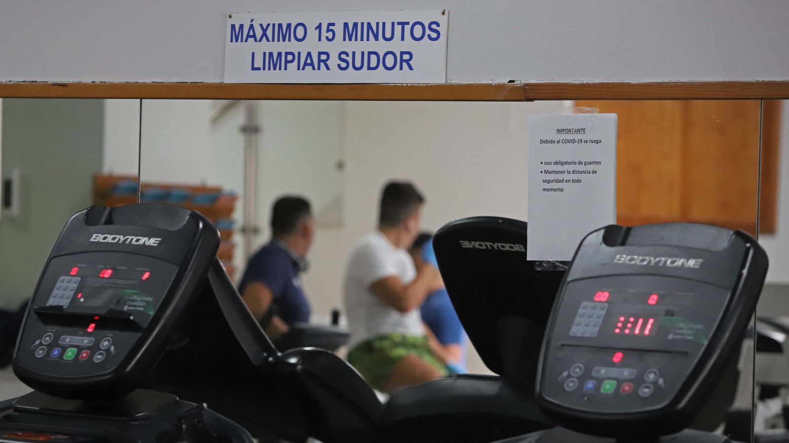 Gimnasios del Campo de Gibraltar en la fase 3