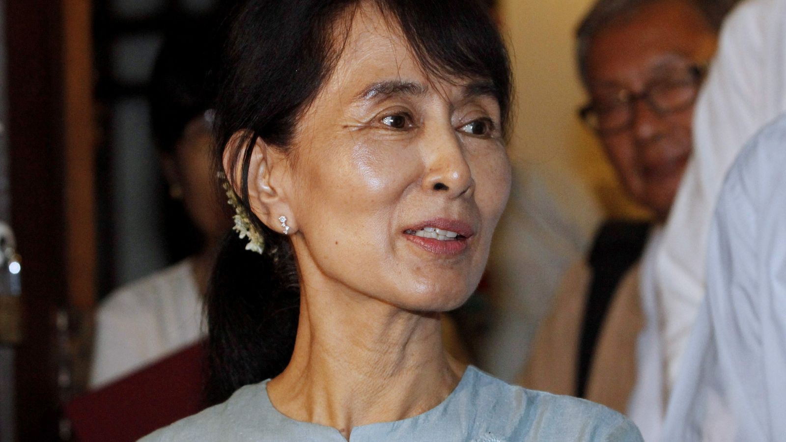 La líder demócrata birmana Aung  San Suu Kyi.