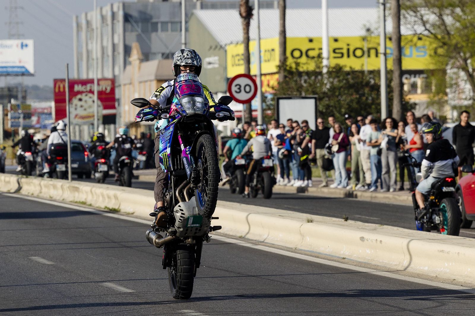 Las imágenes del viernes de Motorada en El Puerto por el Gran Premio de Motociclismo de Jerez 2025
