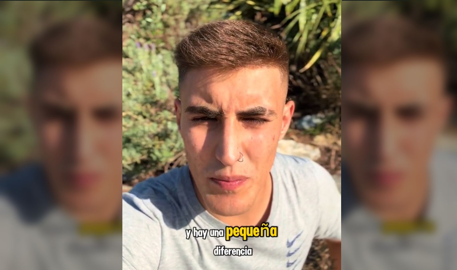 El tiktoker @tomigagna6 en su vídeo