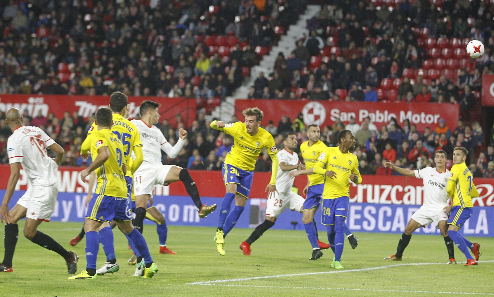 Las imágenes del Sevilla-Cádiz