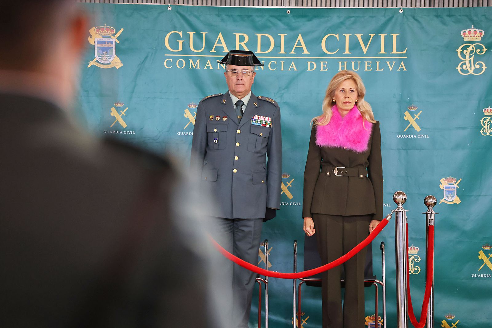 Imágenes de la jura del cargo de Julio Serrano Checa como Jefe de la Comandancia de la Guardia Civil de Huelva