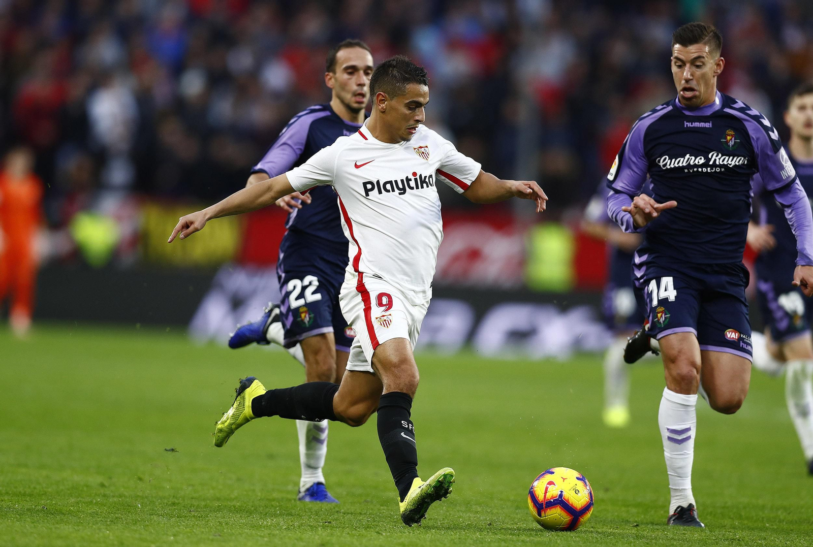 El Sevilla-Valladolid, en imágenes