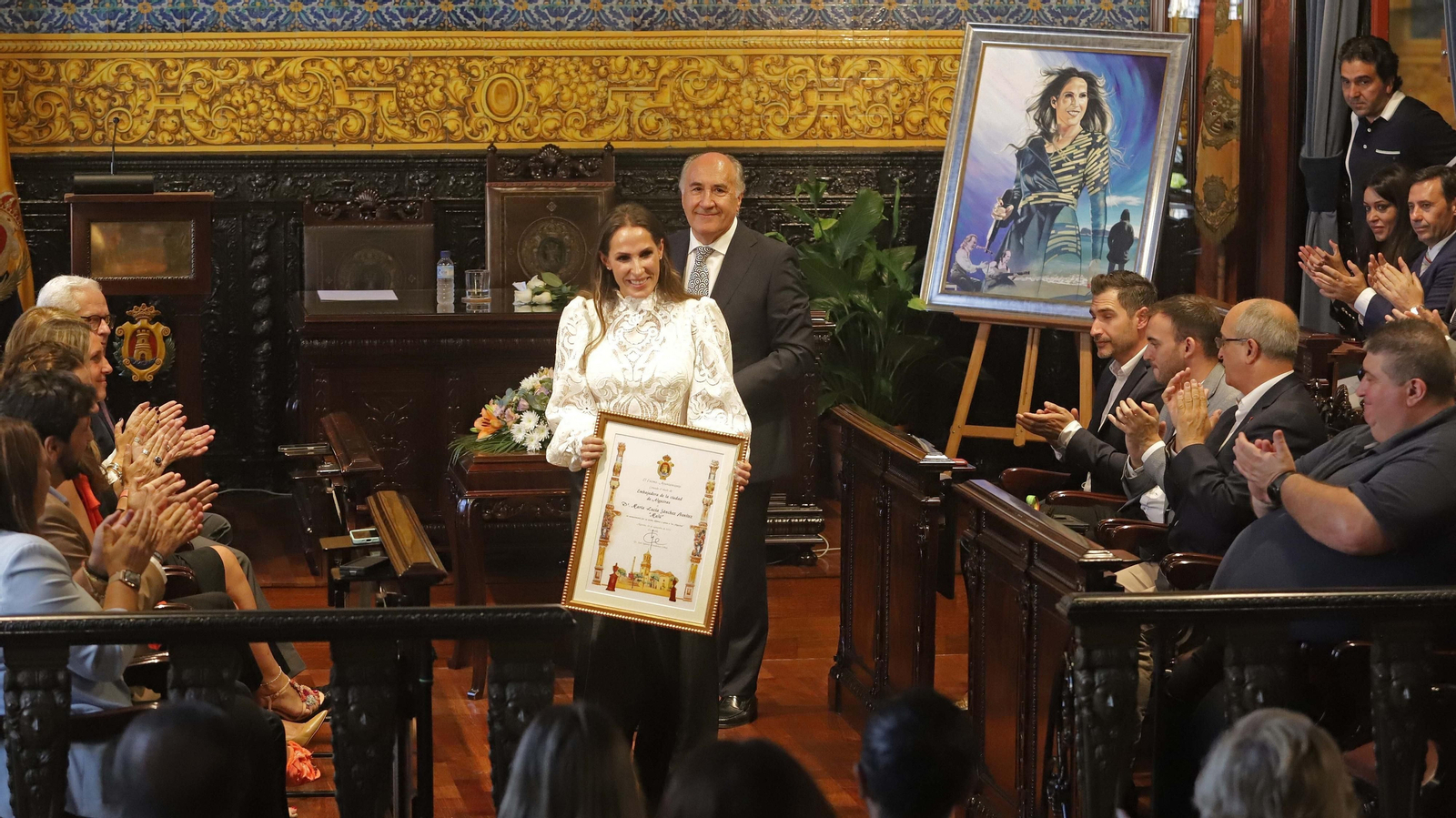 La cantante Malú, nueva embajadora de la ciudad de Algeciras