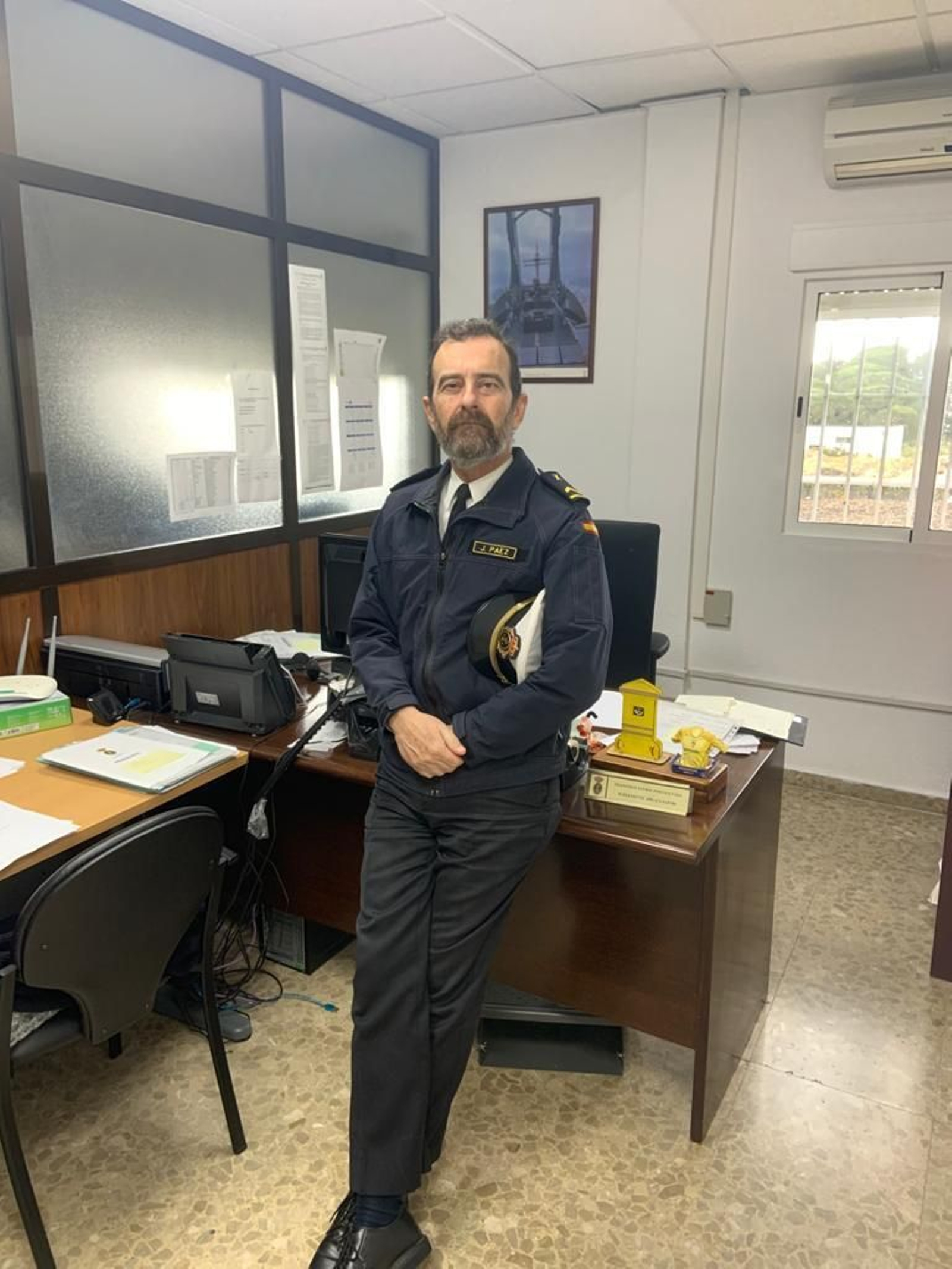 El subteniente en su vuelta al trabajo.