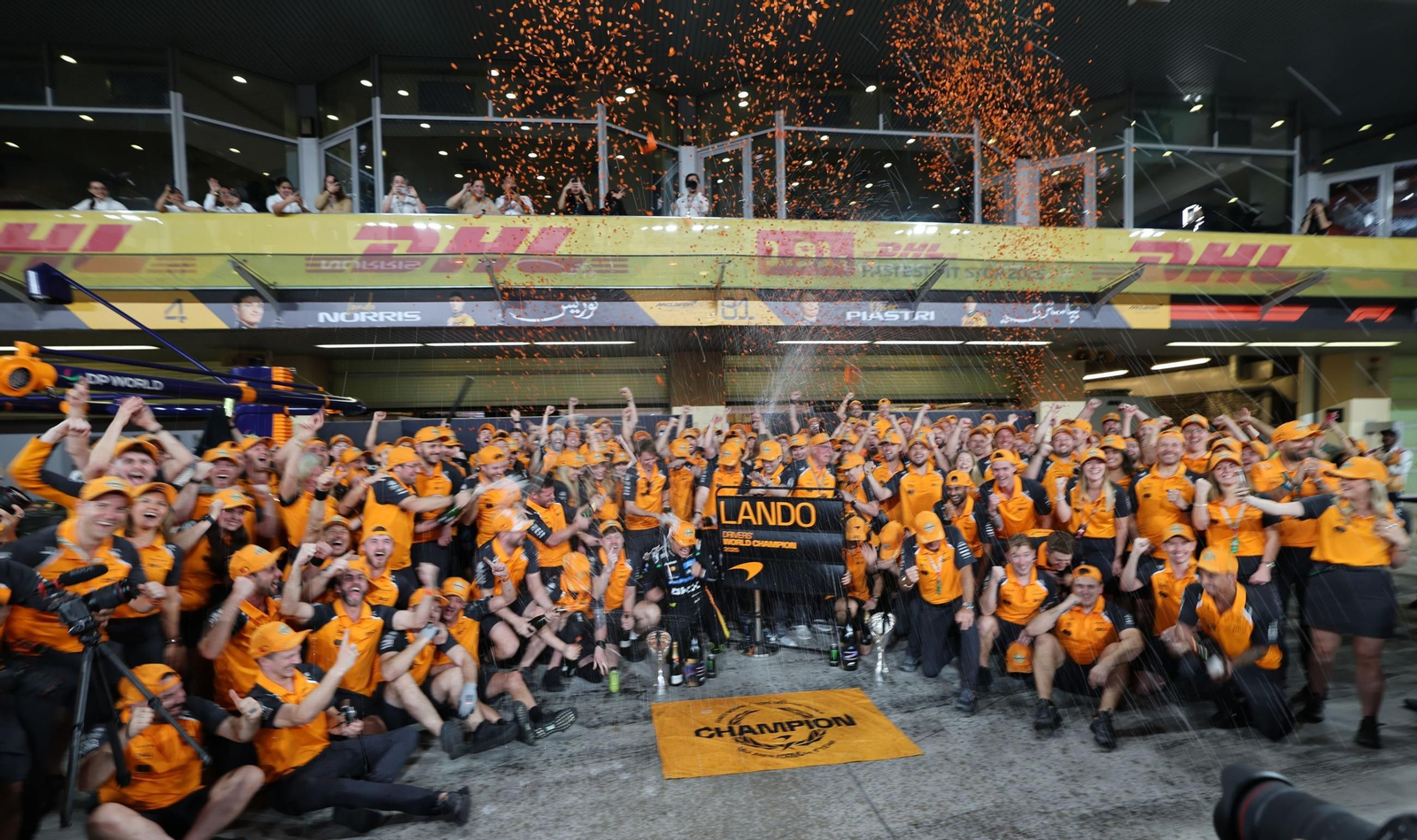 Las fotos del título mundial de Lando Norris en la Fórmula 1