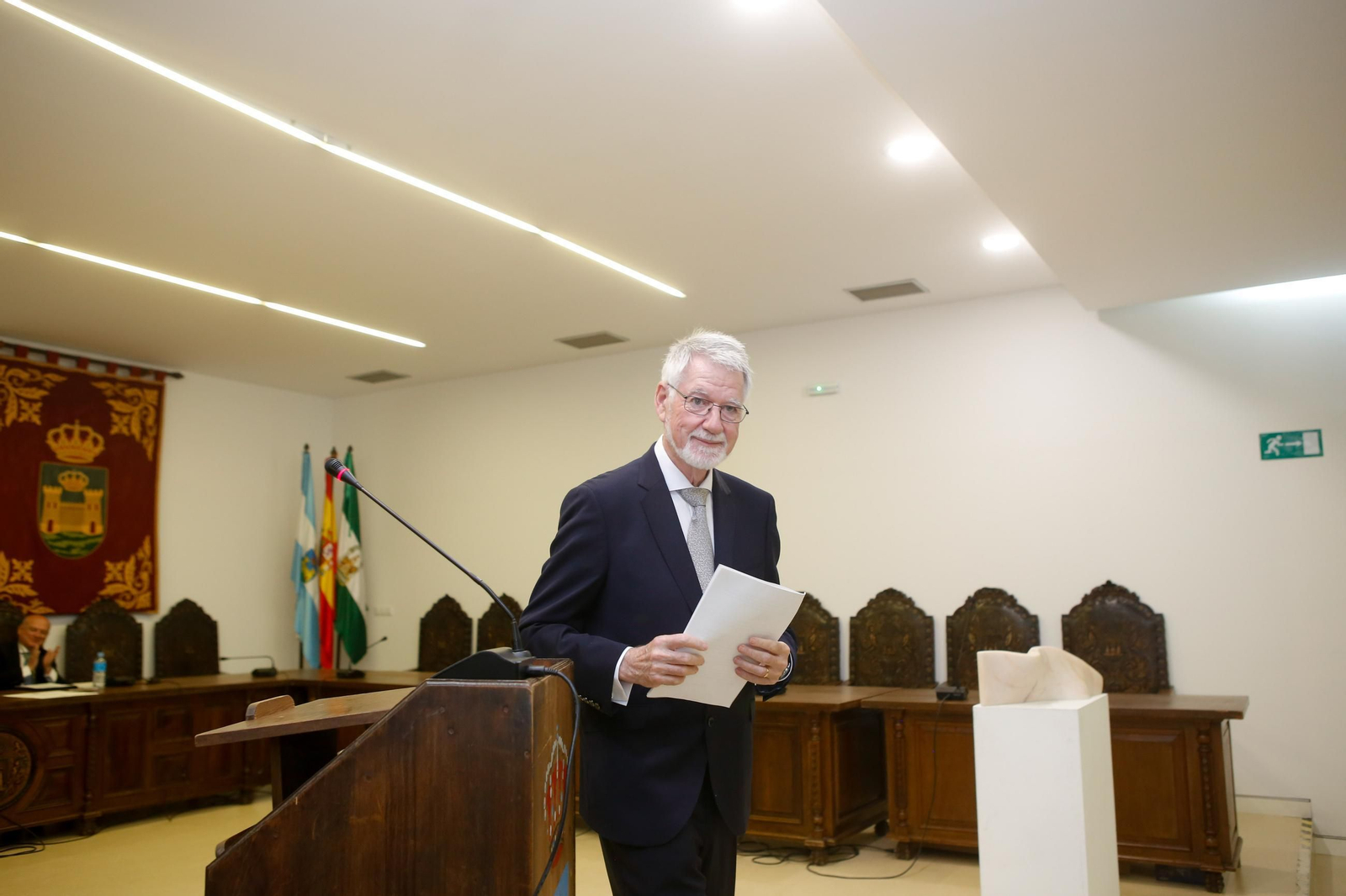 Fotos: Sylvain Marc toma posesión como académico de número en la Real Academia Provincial de Bellas Artes de Cádiz