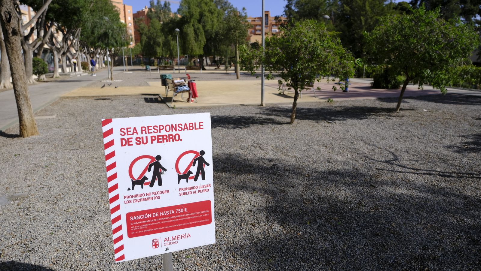 Imágenes del nuevo parque en el entorno de la Bola Azul