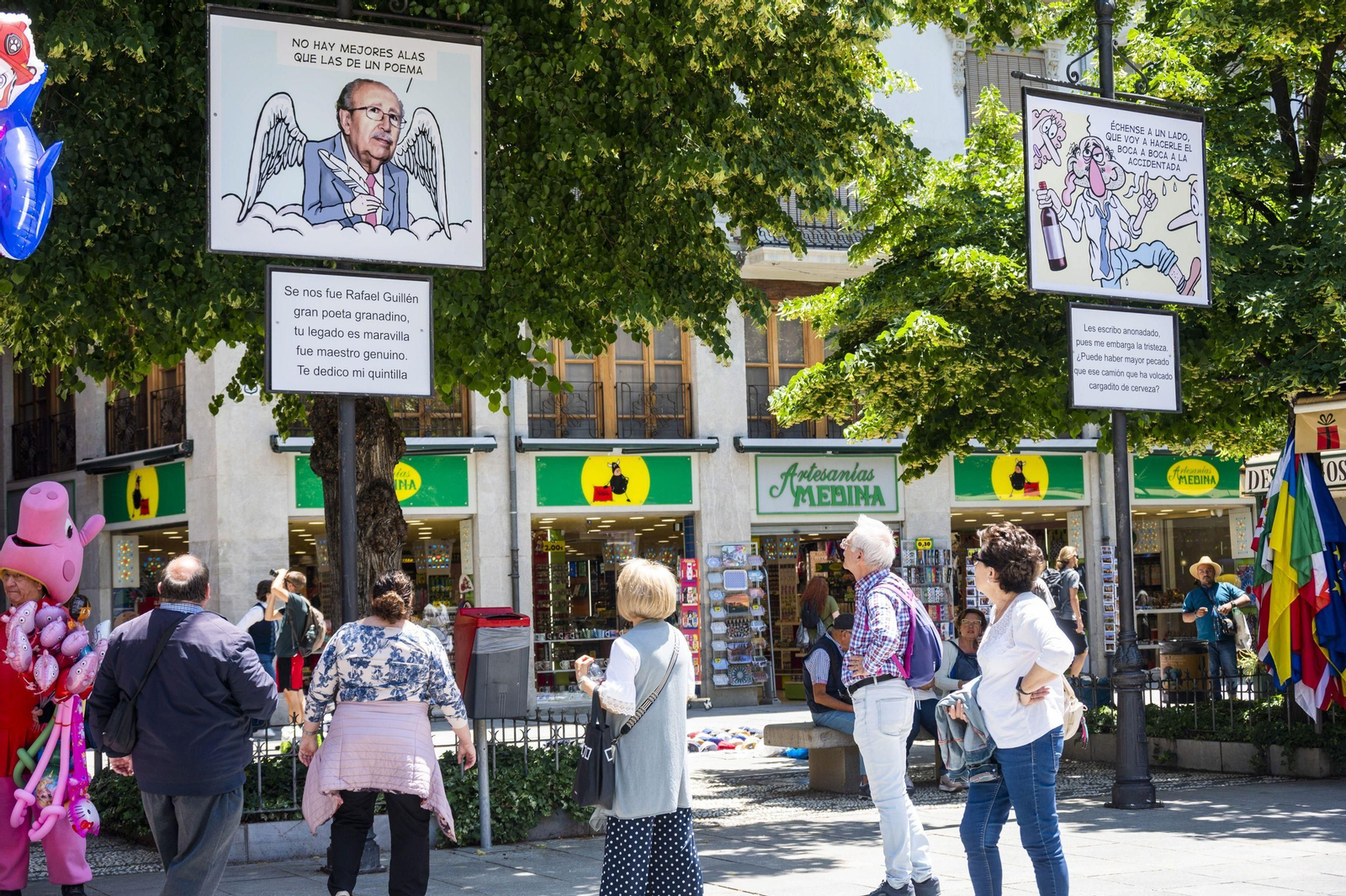 Varias de las carocas del Corpus de Granada del año pasado