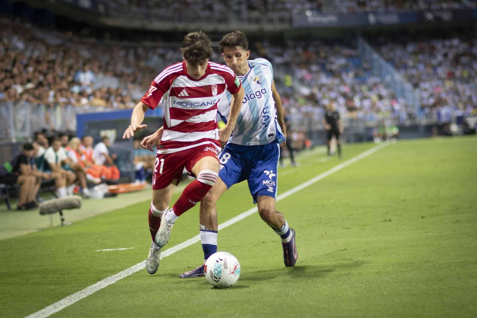 Las mejores imágenes del Málaga CF-Granada CF