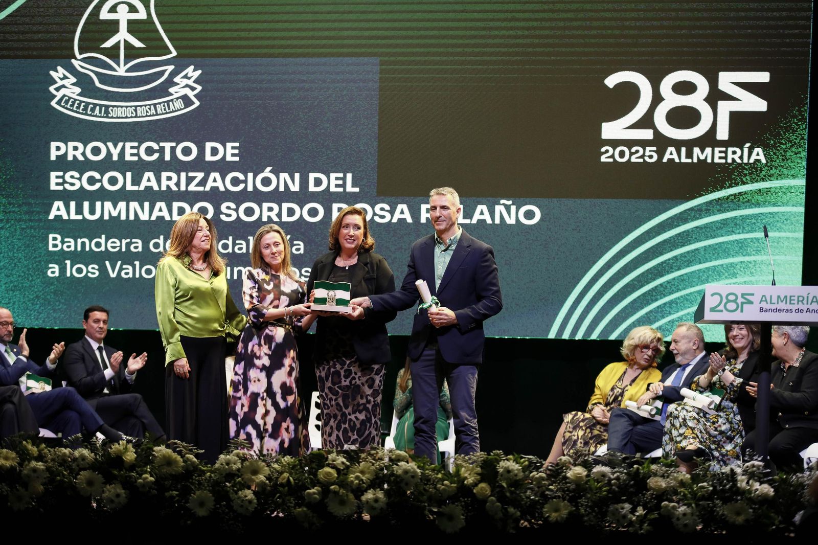 Imágenes de los Galardones "Bandera de Andalucía" en Benahadux