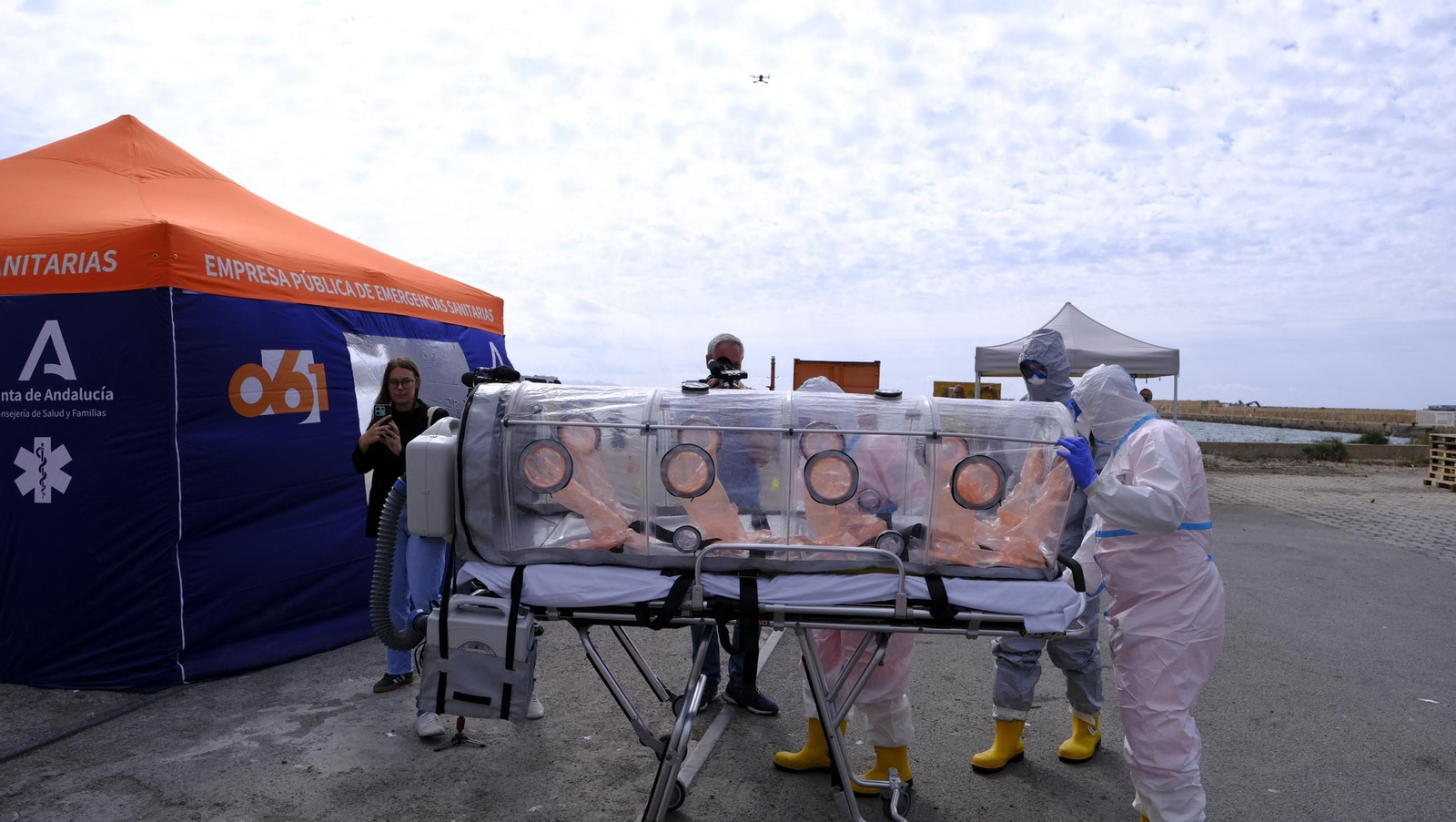 Ejercicio Marsec25 simulacro, en el Puerto de Almería, en imágenes