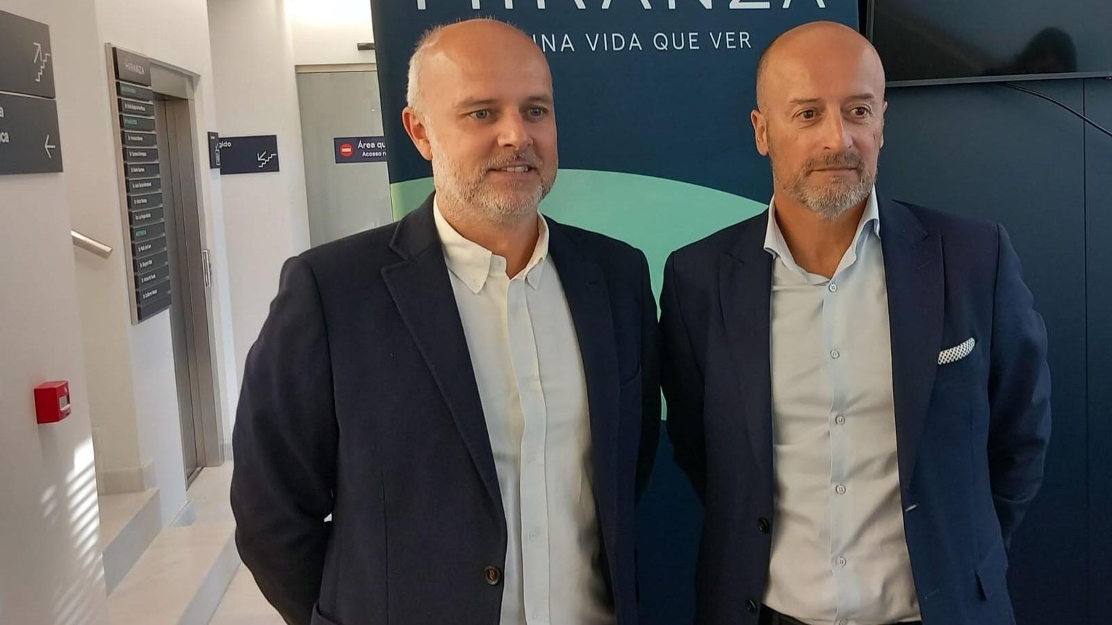 Emilio Espejo de los Riscos y Ramón Berra.