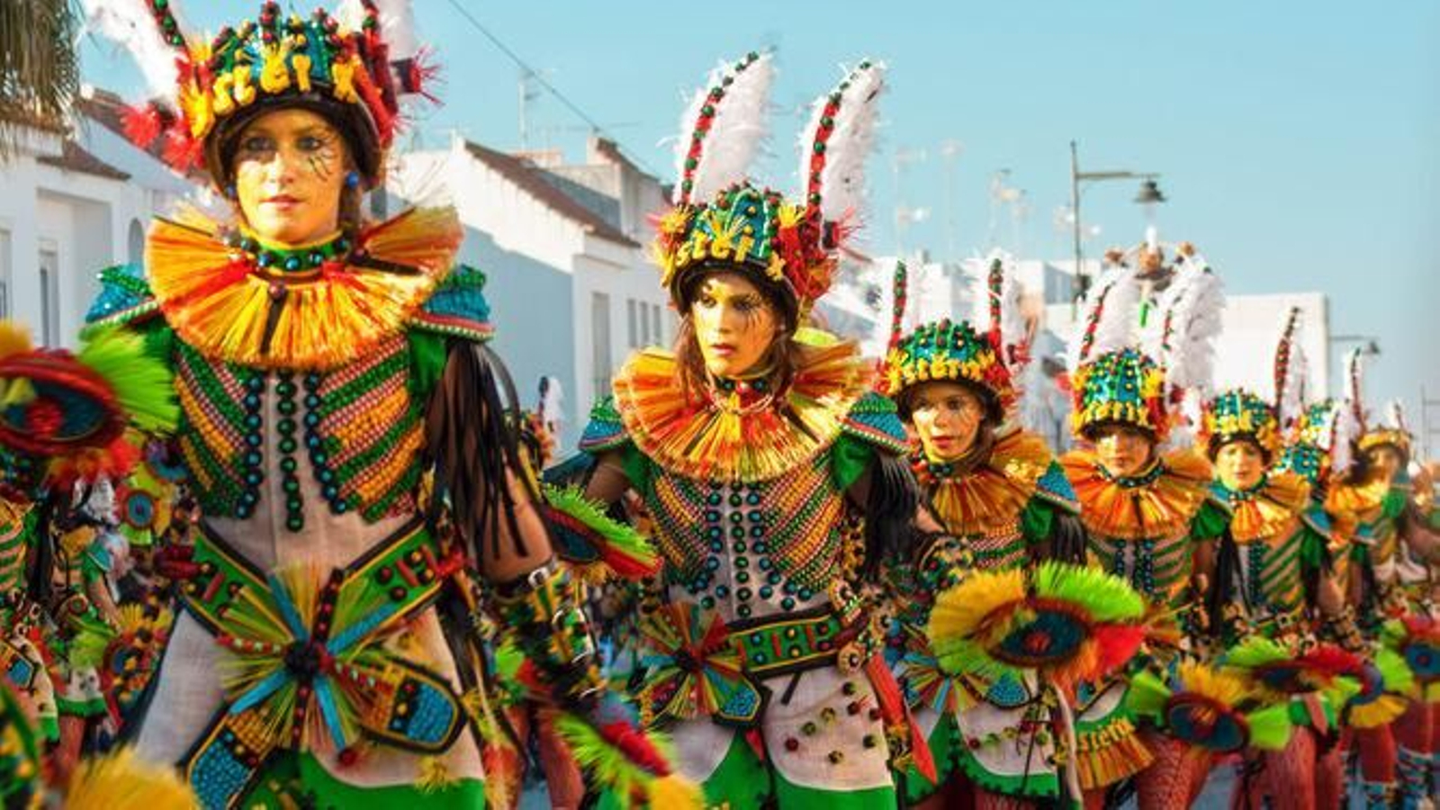Imagen de archivo del Carnaval de Chipiona en ediciones anteriores. Imagen de archivo del Carnaval de Chipiona en ediciones anteriores.